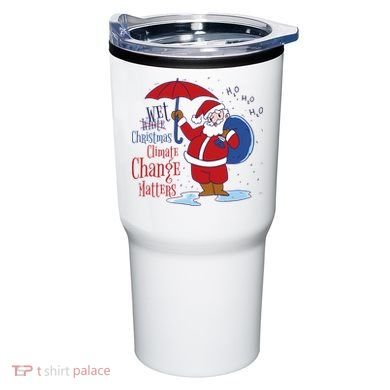 Climate Change Christmas Tumbler