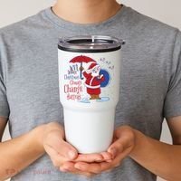 Climate Change Christmas Tumbler thumb 2