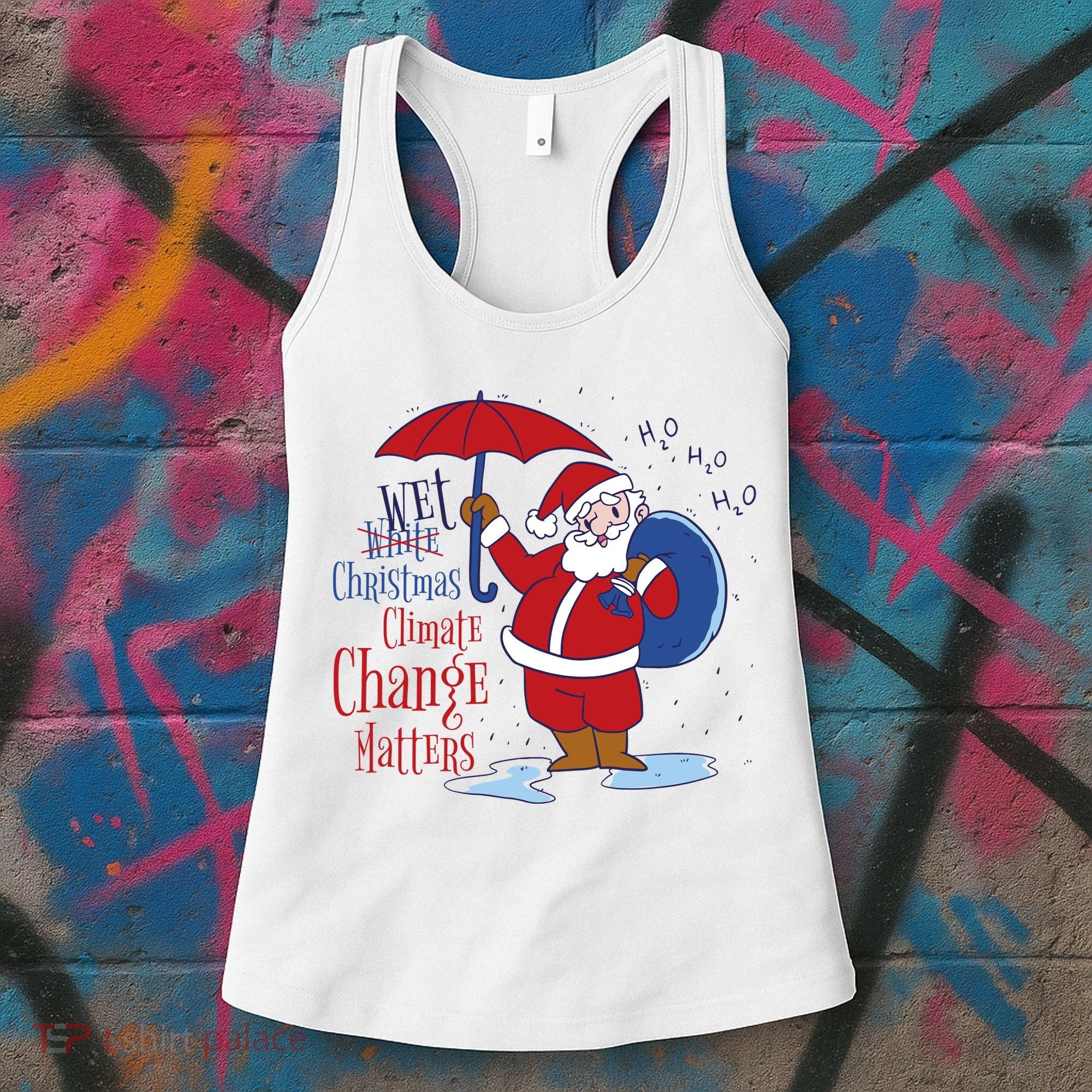 Climate Change Christmas Women's Tank Top