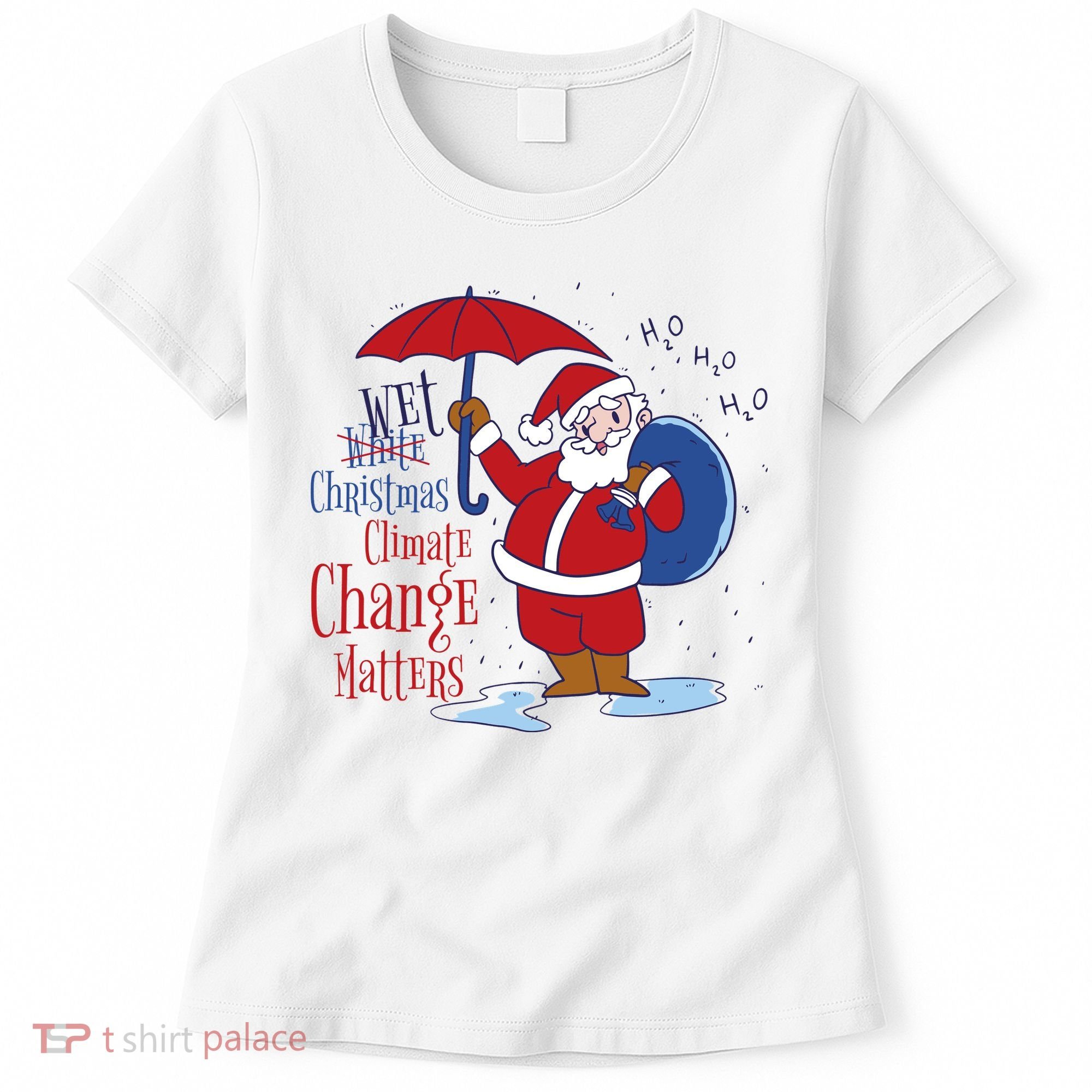 Climate Change Christmas Women's T-Shirt