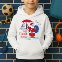 Climate Change Christmas Kids Hoodie thumb 2