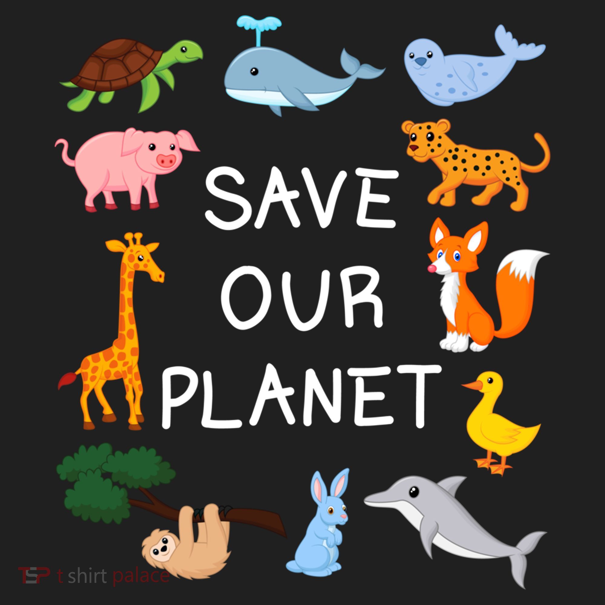 Climate Change Cute Gift With Cute Animals Save Our Planet Great Gift Women's Sweatshirt