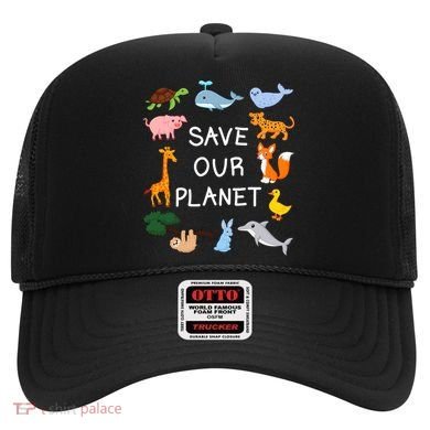 Climate Change Cute Gift With Cute Animals Save Our Planet Great Gift Hat