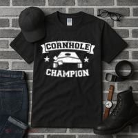 Cornhole Champion Tall T-Shirt thumb 3