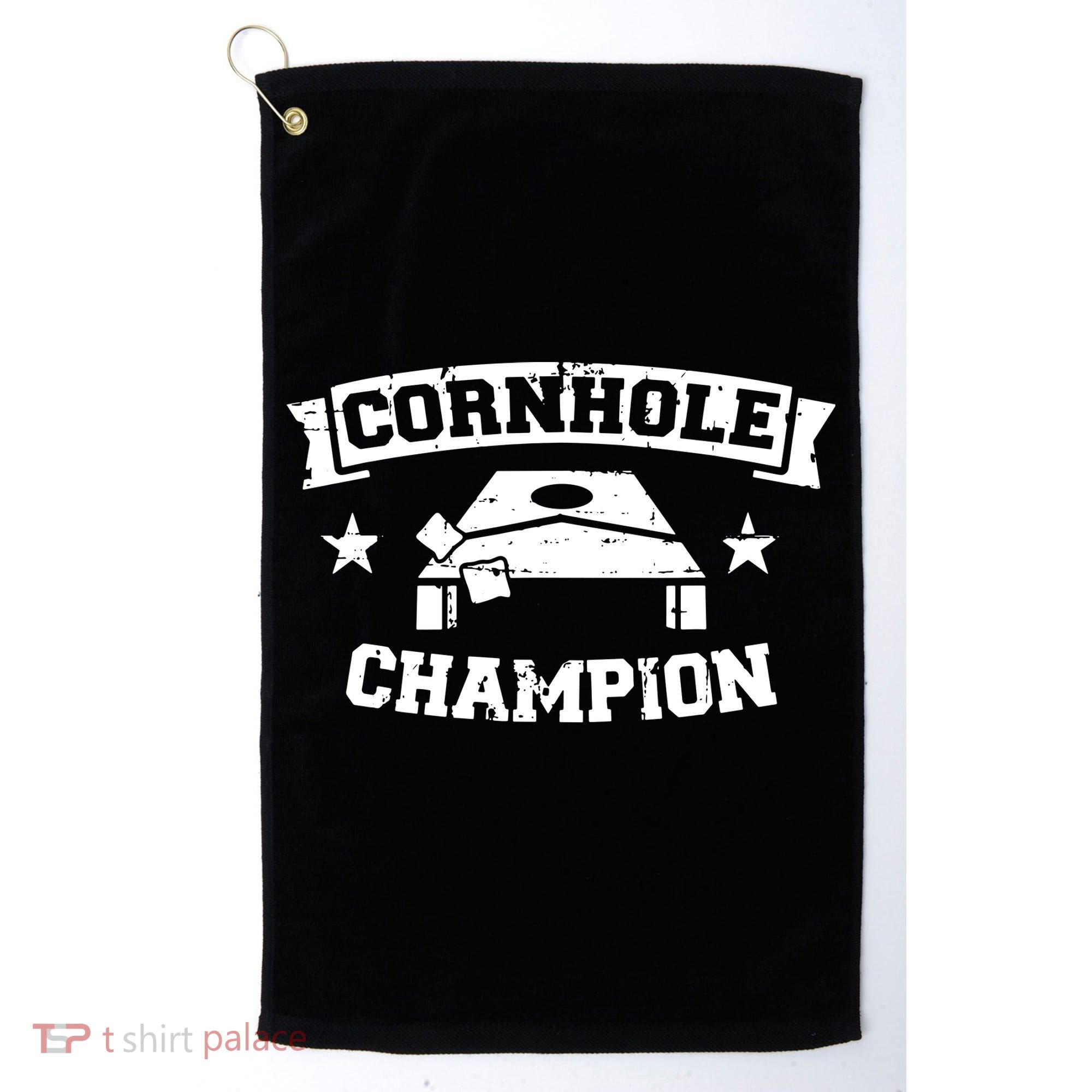 Cornhole Champion Golf Towel