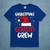 Cousin Crew Christmas Funny Family Matching Santa Elf Xmas Gift T-Shirt thumb 5