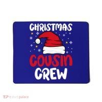 Cousin Crew Christmas Funny Family Matching Santa Elf Xmas Gift Mousepad thumb 0
