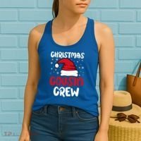 Cousin Crew Christmas Funny Family Matching Santa Elf Xmas Gift Women's Tank Top thumb 2