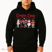 Cousin Crew Christmas Squad Family Matching Cousin Club Kid Hoodie thumb 2