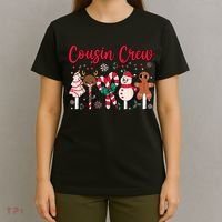 Cousin Crew Christmas Squad Family Matching Cousin Club Kid T-Shirt thumb 4