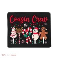 Cousin Crew Christmas Squad Family Matching Cousin Club Kid Mousepad thumb 0