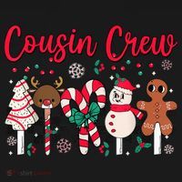 Cousin Crew Christmas Squad Family Matching Cousin Club Kid Women's Tank Top thumb 5