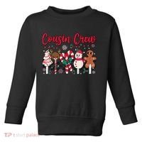 Cousin Crew Christmas Squad Family Matching Cousin Club Kid Toddler Sweatshirt thumb 0