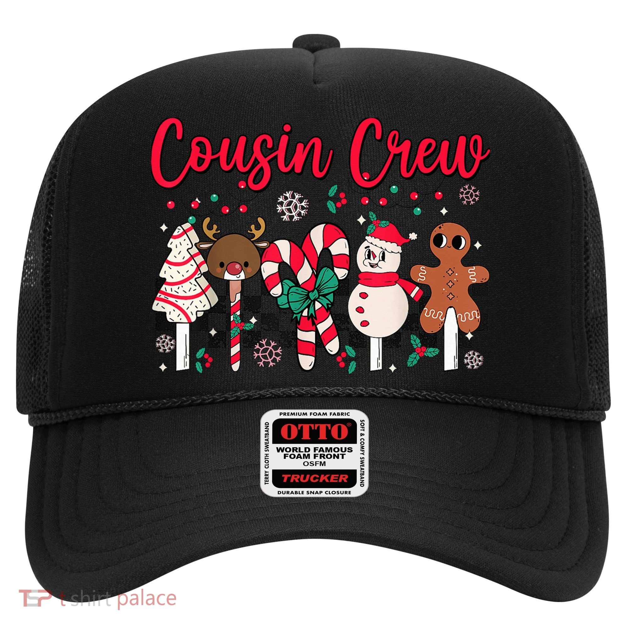 Cousin Crew Christmas Squad Family Matching Cousin Club Kid Hat