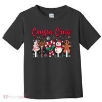 Cousin Crew Christmas Squad Family Matching Cousin Club Kid Toddler T-Shirt thumb 0