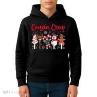 Cousin Crew Christmas Squad Family Matching Cousin Club Kid Kids Hoodie thumb 4