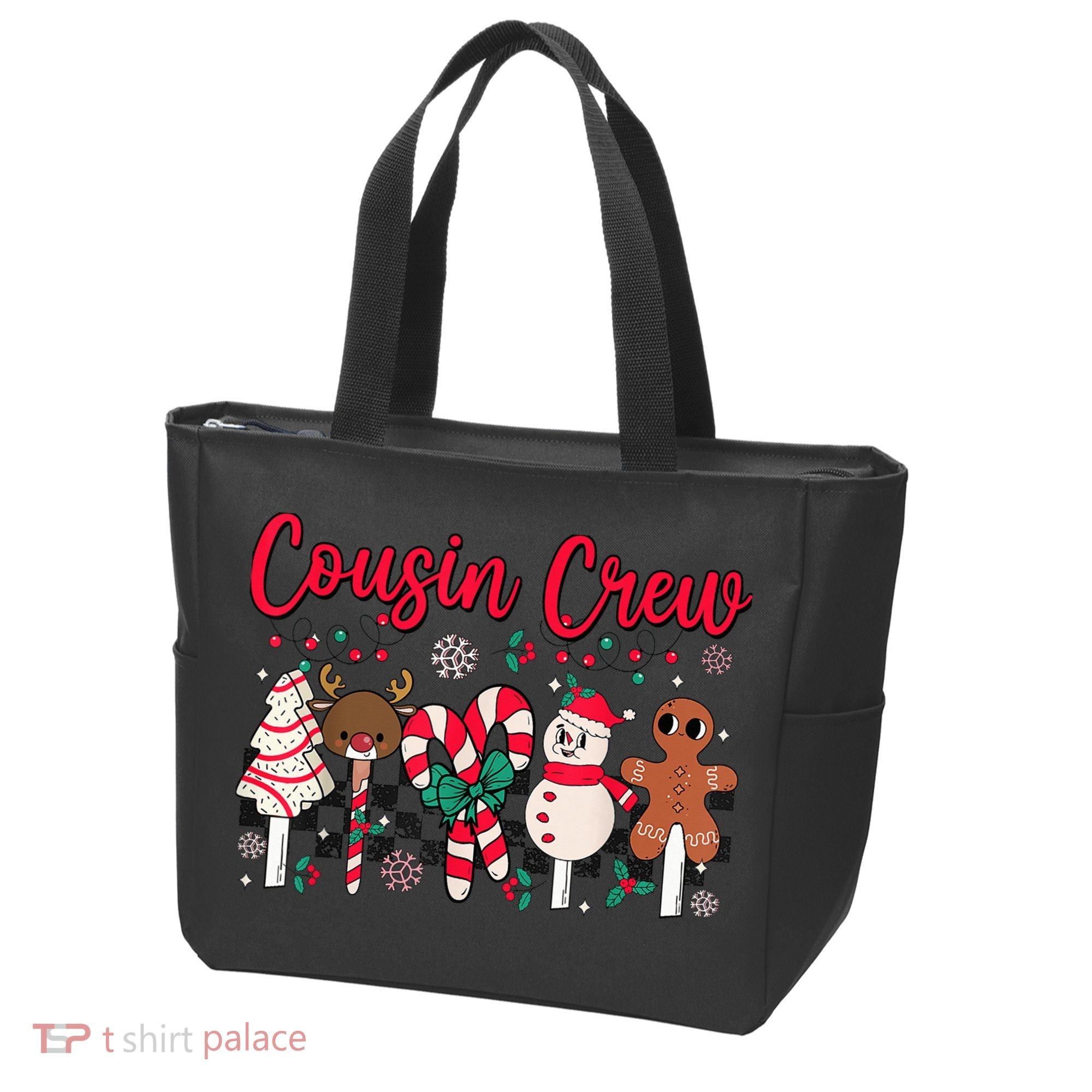 Cousin Crew Christmas Squad Family Matching Cousin Club Kid Tote Bag