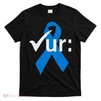 Colorectal Colon Cancer Awareness Blue Ribbon Colonoscopy  T-Shirt thumb 0