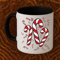 Candy Cane Crew Merry And Bright Red And White Candy Costume Coffee Mug thumb 2