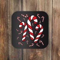 Candy Cane Crew Merry And Bright Red And White Candy Costume Coaster thumb 0