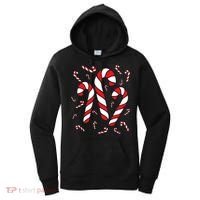 Candy Cane Crew Merry And Bright Red And White Candy Costume Women's Hoodie thumb 0