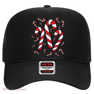 Candy Cane Crew Merry And Bright Red And White Candy Costume Hat
