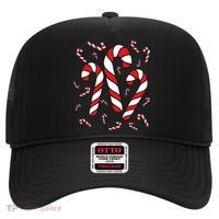 Candy Cane Crew Merry And Bright Red And White Candy Costume Hat thumb 0