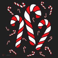 Candy Cane Crew Merry And Bright Red And White Candy Costume Hat thumb 2