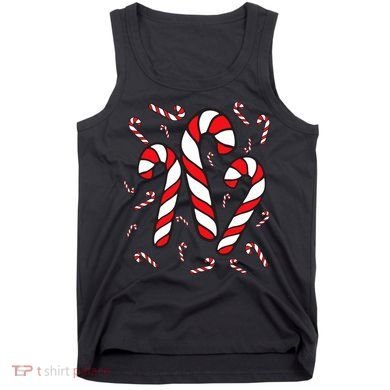Candy Cane Crew Merry And Bright Red And White Candy Costume Tank Top