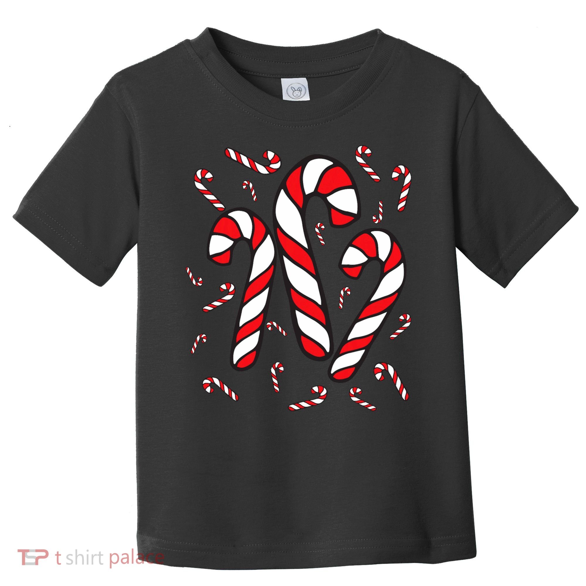 Candy Cane Crew Merry And Bright Red And White Candy Costume Toddler T-Shirt