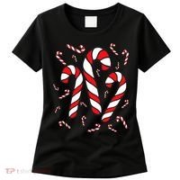 Candy Cane Crew Merry And Bright Red And White Candy Costume Women's T-Shirt thumb 0