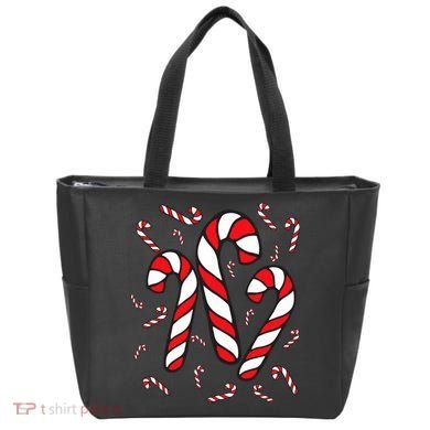 Candy Cane Crew Merry And Bright Red And White Candy Costume Tote Bag