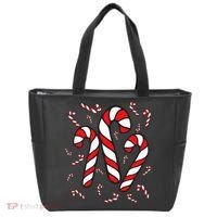 Candy Cane Crew Merry And Bright Red And White Candy Costume Tote Bag thumb 0