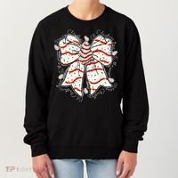 Cute Coquette Christmas Tree Cake Ribbon Bow  Women's Sweatshirt thumb 0