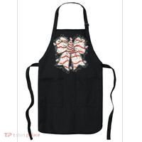 Cute Coquette Christmas Tree Cake Ribbon Bow  Apron thumb 0