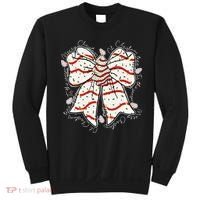 Cute Coquette Christmas Tree Cake Ribbon Bow  Sweatshirt thumb 0