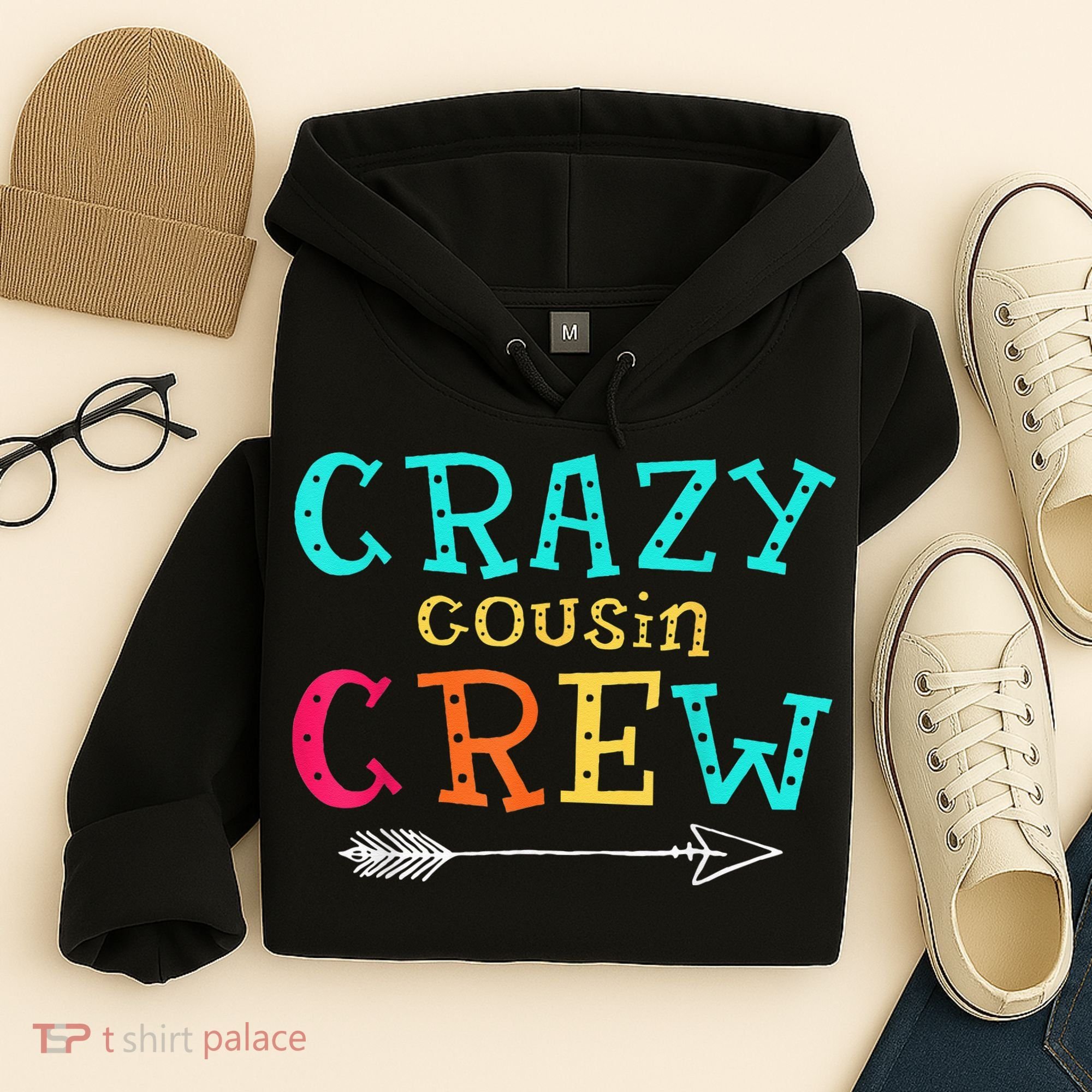 Crazy Cousin Crew Kids Adult Funny Gifts Hoodie