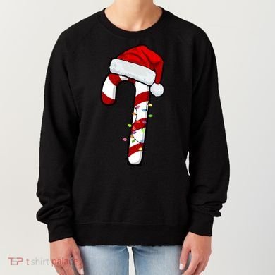 Christmas Candy Cane Holiday Women's Sweatshirt