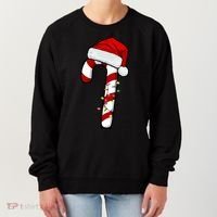 Christmas Candy Cane Holiday Women's Sweatshirt thumb 0