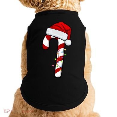 Christmas Candy Cane Holiday Doggie Tank