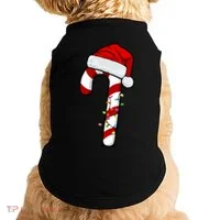 Christmas Candy Cane Holiday Doggie Tank thumb 0