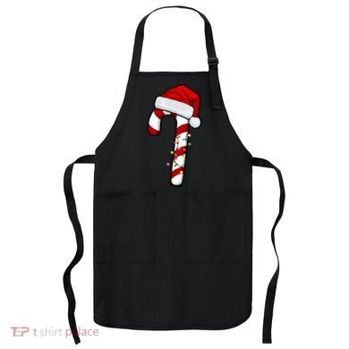 Christmas Candy Cane Holiday Apron