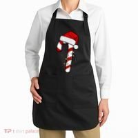 Christmas Candy Cane Holiday Apron thumb 2