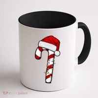 Christmas Candy Cane Holiday Coffee Mug thumb 1