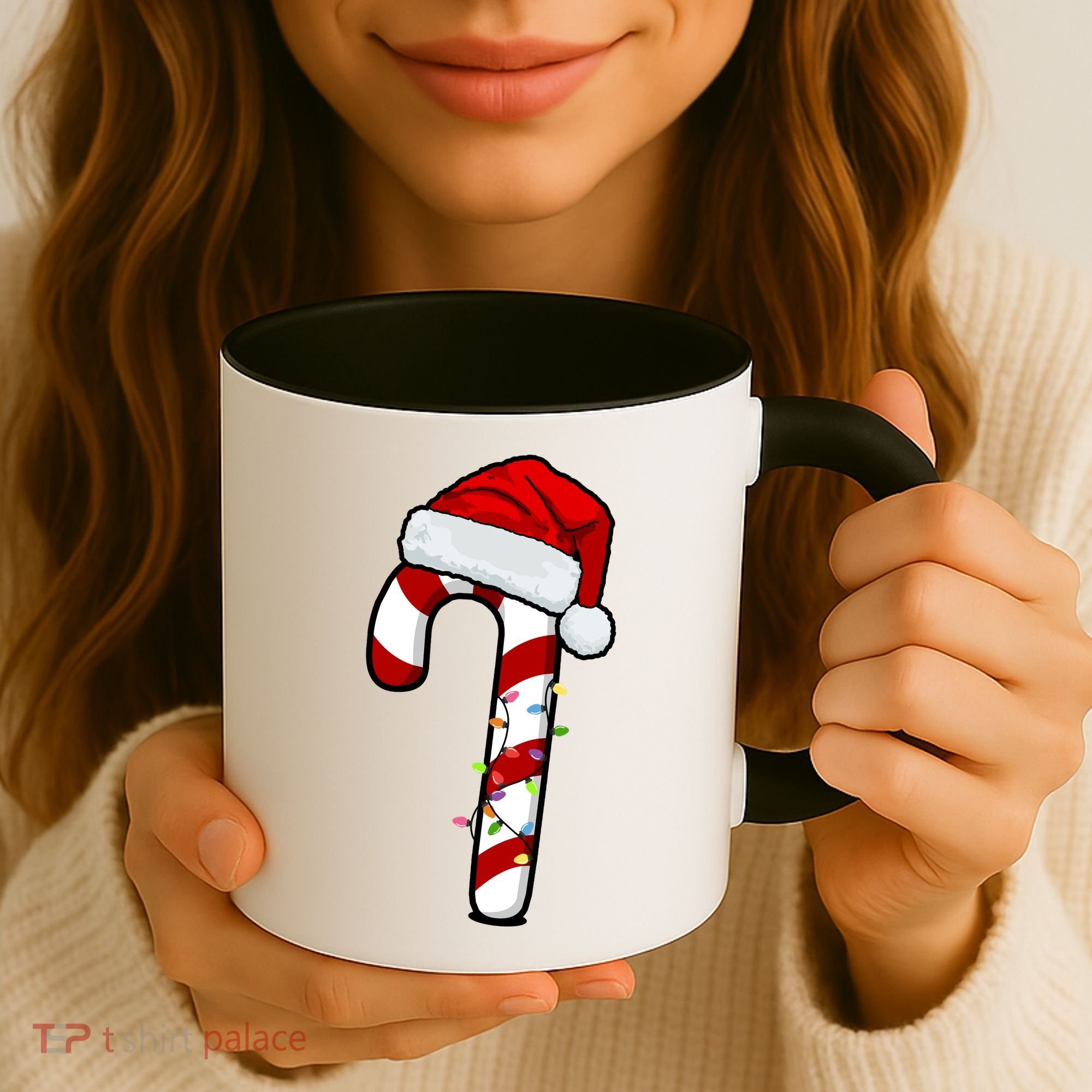Christmas Candy Cane Holiday Coffee Mug