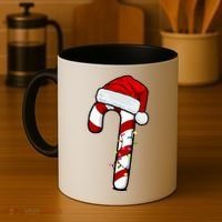 Christmas Candy Cane Holiday Coffee Mug thumb 4