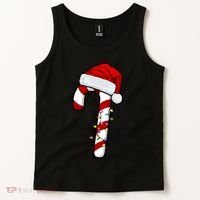 Christmas Candy Cane Holiday Tank Top thumb 2