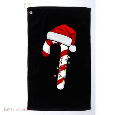 Christmas Candy Cane Holiday Golf Towel