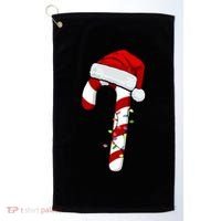 Christmas Candy Cane Holiday Golf Towel thumb 0