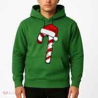 Christmas Candy Cane Holiday Hoodie thumb 2
